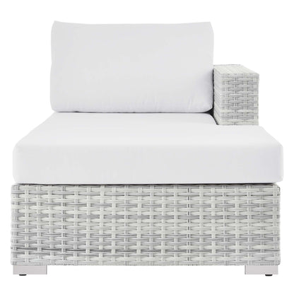 Modway Furniture Convene Outdoor Patio Right Chaise - EEI-4304-LGR-CHA