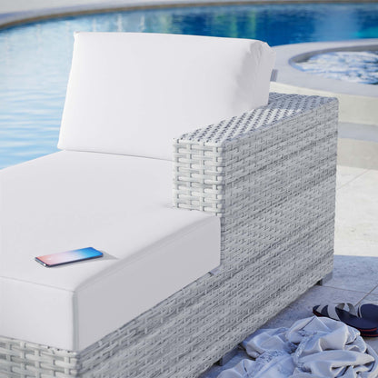 Modway Furniture Convene Outdoor Patio Right Chaise - EEI-4304-LGR-CHA