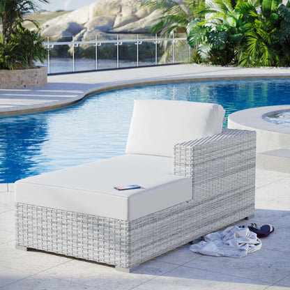 Modway Furniture Convene Outdoor Patio Right Chaise - EEI-4304-LGR-CHA