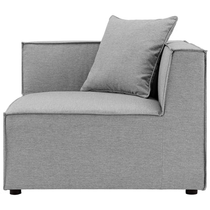 Modway Furniture Saybrook Outdoor Patio Upholstered 4-Piece Sectional Sofa by Modway - EEI-4381-GRY
