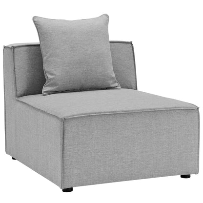 Modway Furniture Saybrook Outdoor Patio Upholstered 4-Piece Sectional Sofa by Modway - EEI-4381-GRY