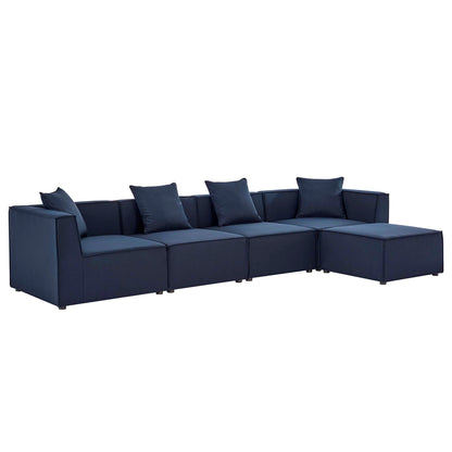 Modway Furniture Saybrook Outdoor Patio Upholstered 5-Piece Sectional Sofa by Modway – EEI-4382