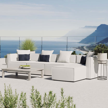Modway Furniture Saybrook Outdoor Patio Upholstered 5-Piece Sectional Sofa by Modway – EEI-4382