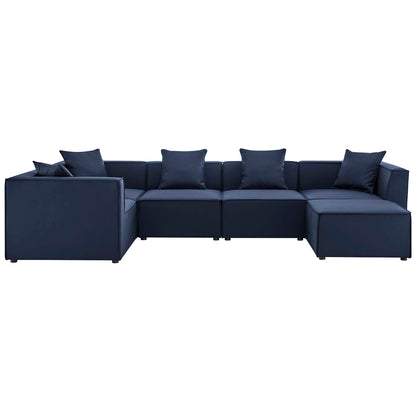 Modway Furniture Saybrook Outdoor Patio Upholstered 6-Piece Sectional Sofa by Modway – EEI-4386