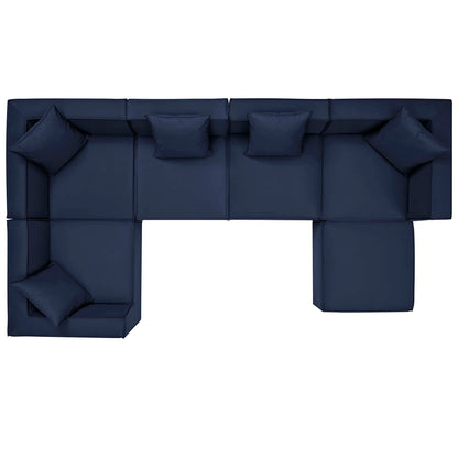 Modway Furniture Saybrook Outdoor Patio Upholstered 6-Piece Sectional Sofa by Modway – EEI-4386