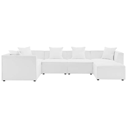 Modway Furniture Saybrook Outdoor Patio Upholstered 6-Piece Sectional Sofa by Modway – EEI-4386