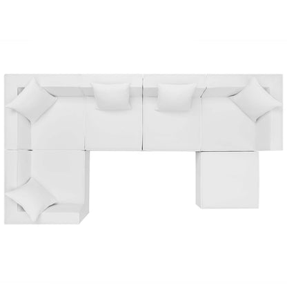 Modway Furniture Saybrook Outdoor Patio Upholstered 6-Piece Sectional Sofa by Modway – EEI-4386