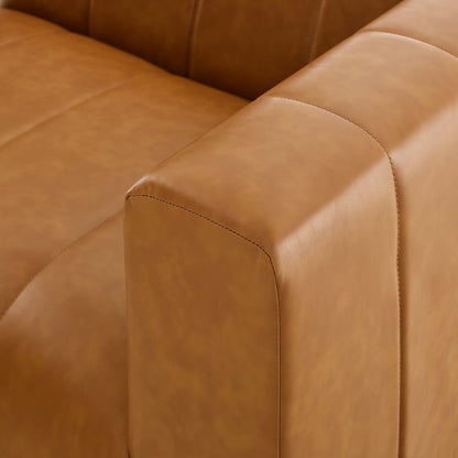 Modway Furniture Bartlett Vegan Leather 5-Piece Sectional Sofa by Modway – EEI-4532-TAN