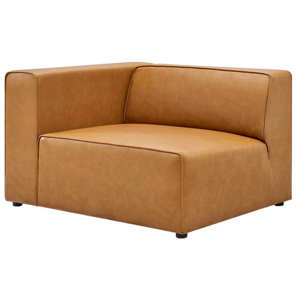 Modway Furniture Mingle Vegan Leather 8-Piece Sectional Sofa Set by Modway - EEI-4799-TAN