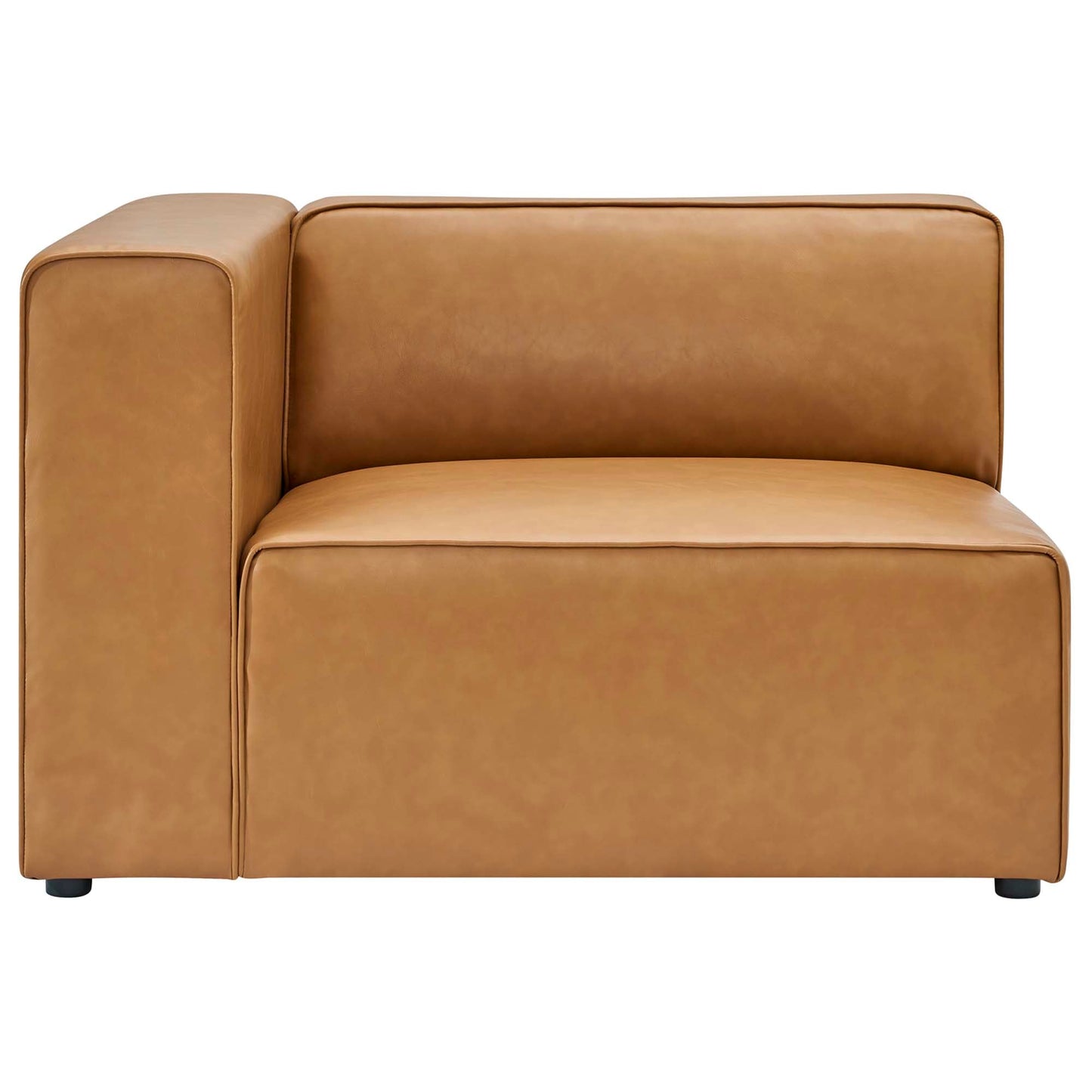Modway Furniture Mingle Vegan Leather 8-Piece Sectional Sofa Set by Modway - EEI-4799-TAN