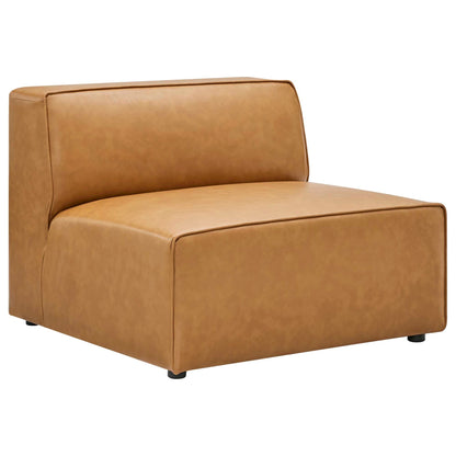 Modway Furniture Mingle Vegan Leather 8-Piece Sectional Sofa Set by Modway - EEI-4799-TAN