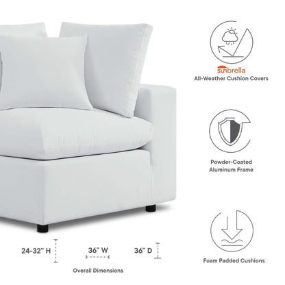 Modway Furniture Commix Sunbrella Outdoor Patio Corner Chair - EEI-4907-NAV