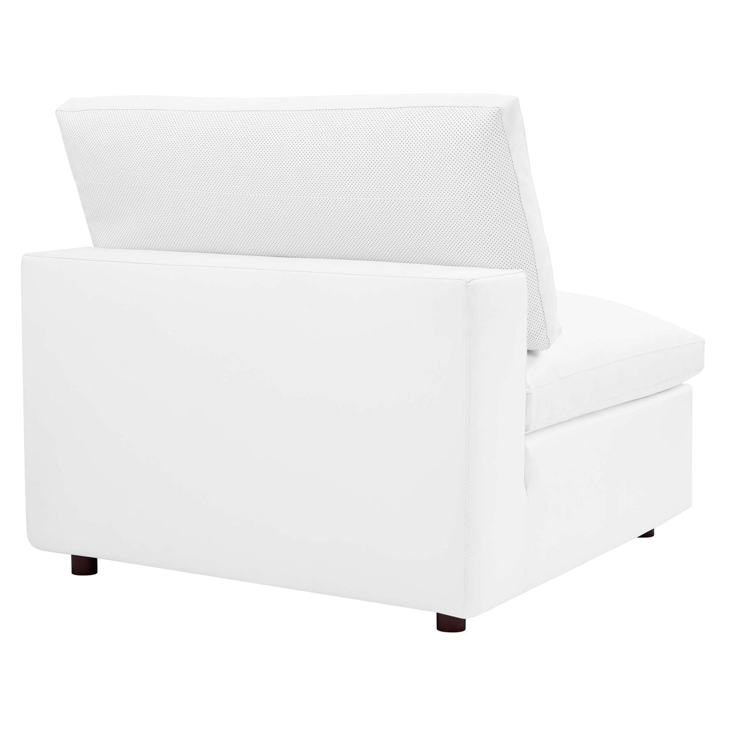 Modway Furniture Commix Down Filled Overstuffed Vegan Leather 5-Piece Sectional Sofa by Modway - EEI-4920-GRY