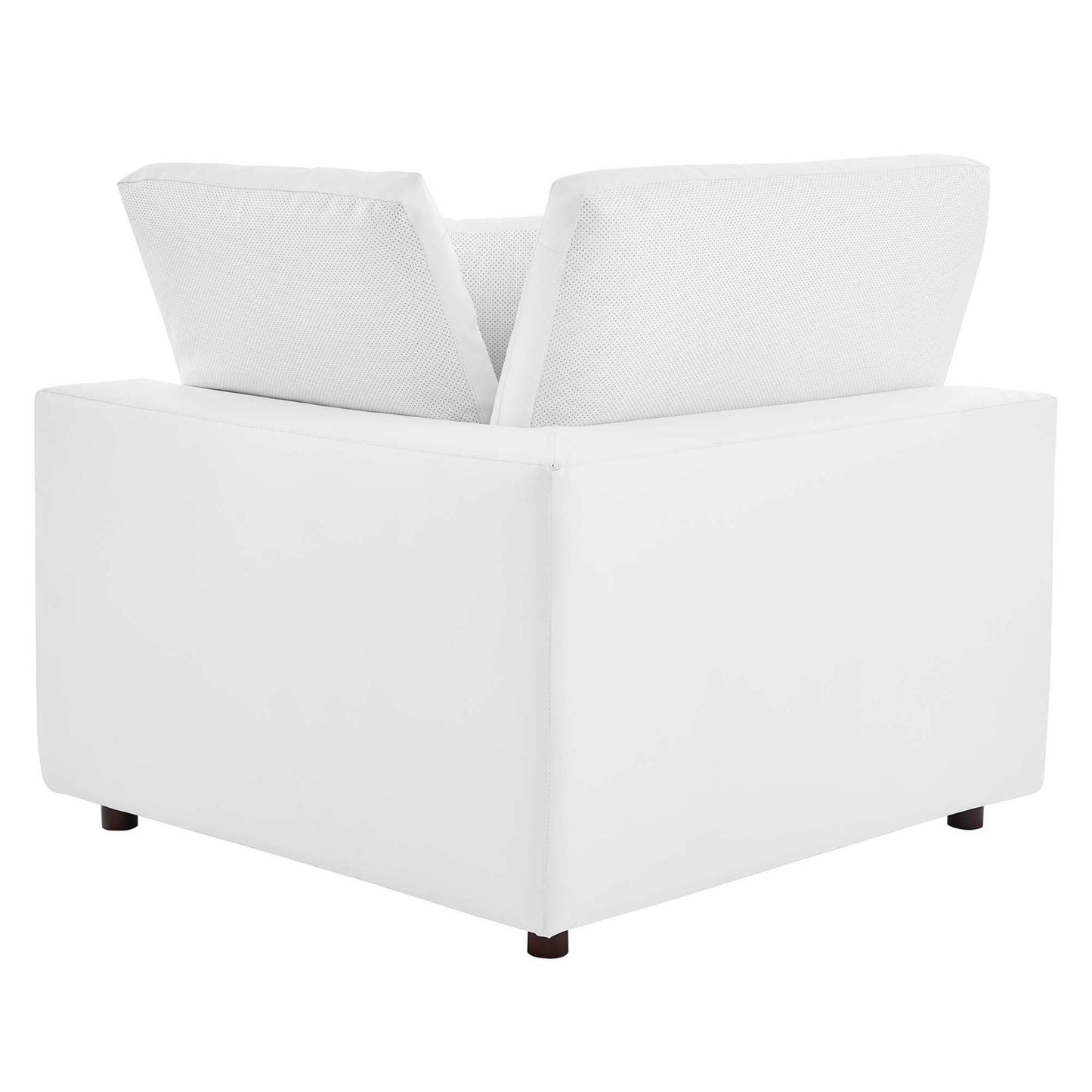 Modway Furniture Commix Down Filled Overstuffed Vegan Leather 5-Piece Sectional Sofa by Modway - EEI-4920-GRY