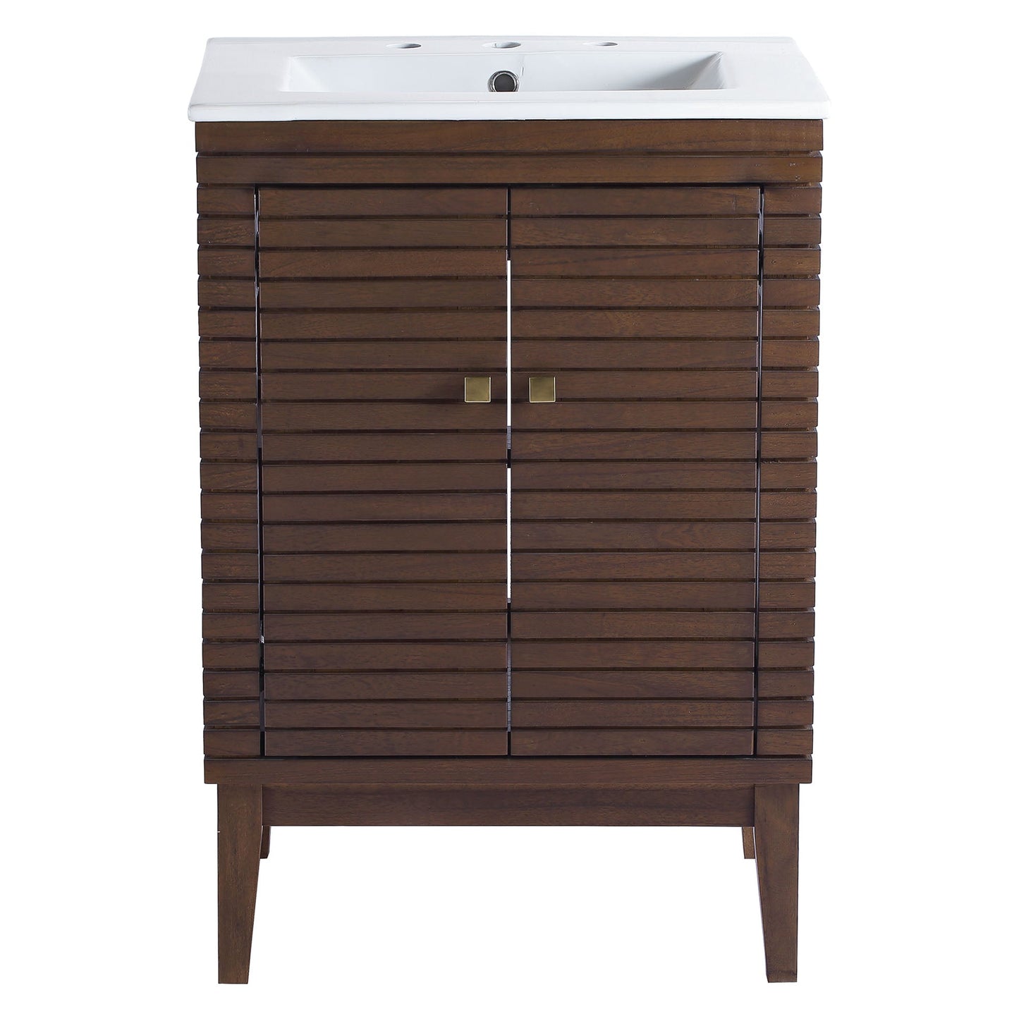 Modway furniture Bathroom Vanity Basin Included - EEI-5114-WAL-WHI