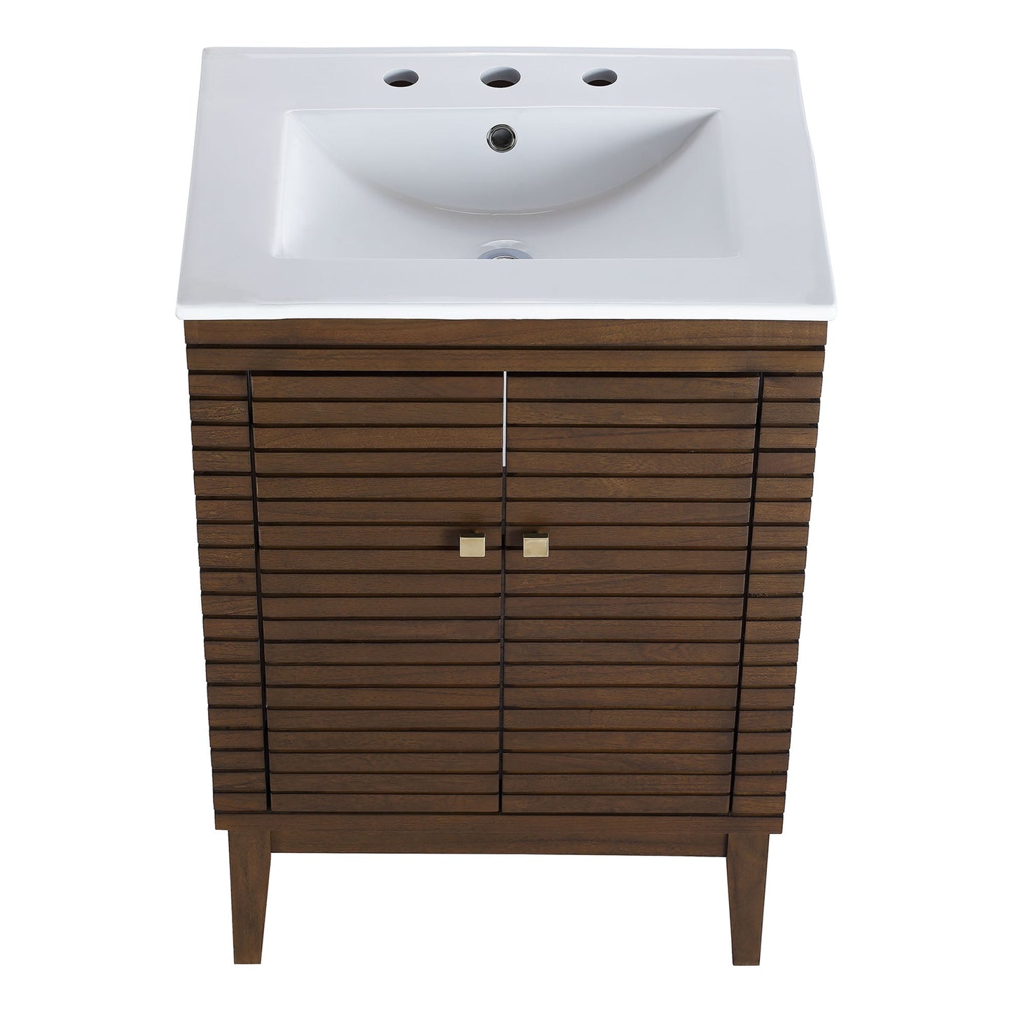 Modway furniture Bathroom Vanity Basin Included - EEI-5114-WAL-WHI