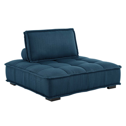 Modway Furniture Saunter 5-Piece Tufted Fabric Fabric Sectional Sofa by Modway - EEI-5210-AZU