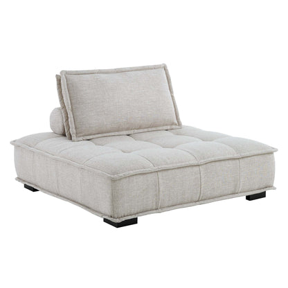 Modway Furniture Saunter 5-Piece Tufted Fabric Fabric Sectional Sofa by Modway - EEI-5210-AZU