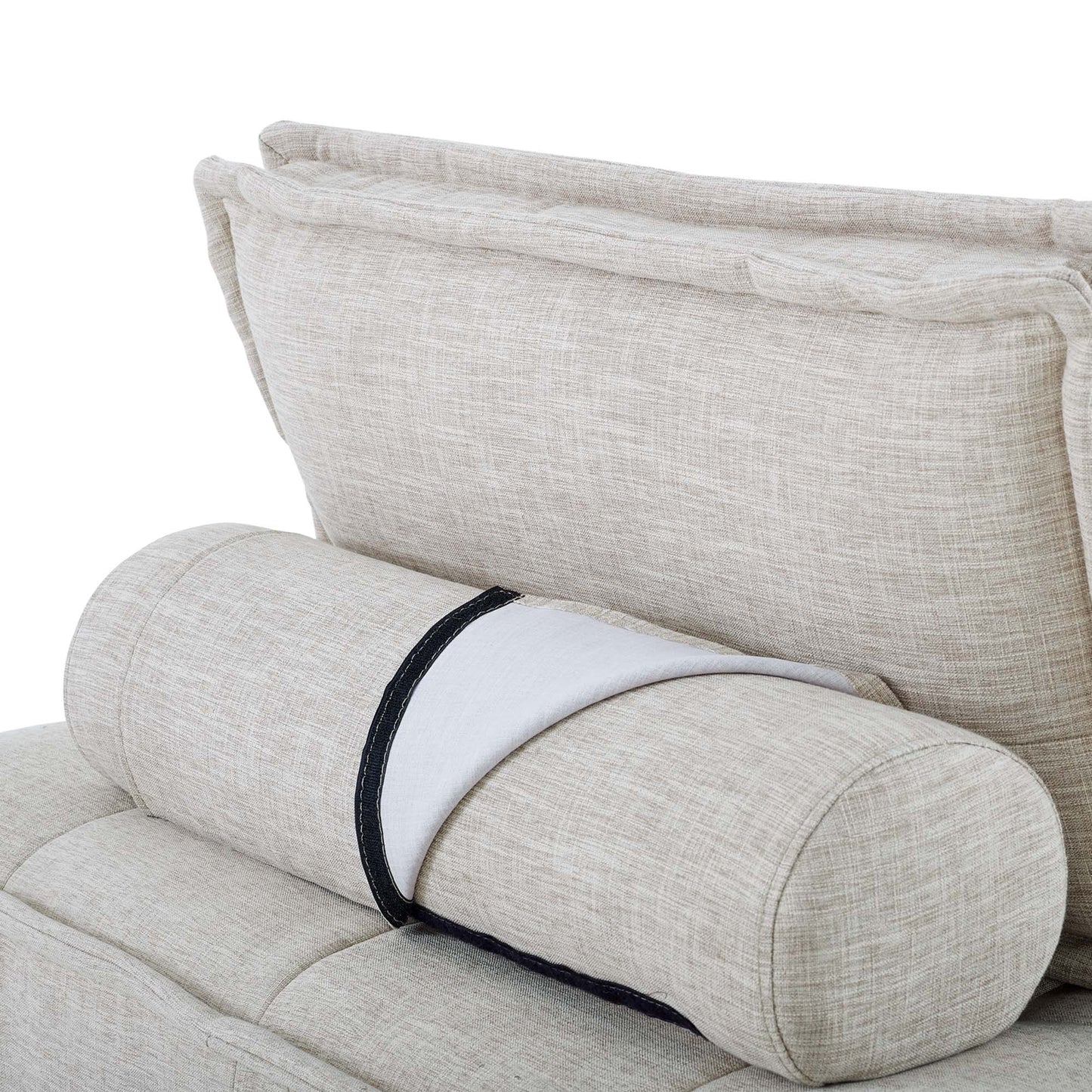 Modway Furniture Saunter 5-Piece Tufted Fabric Fabric Sectional Sofa by Modway - EEI-5210-AZU