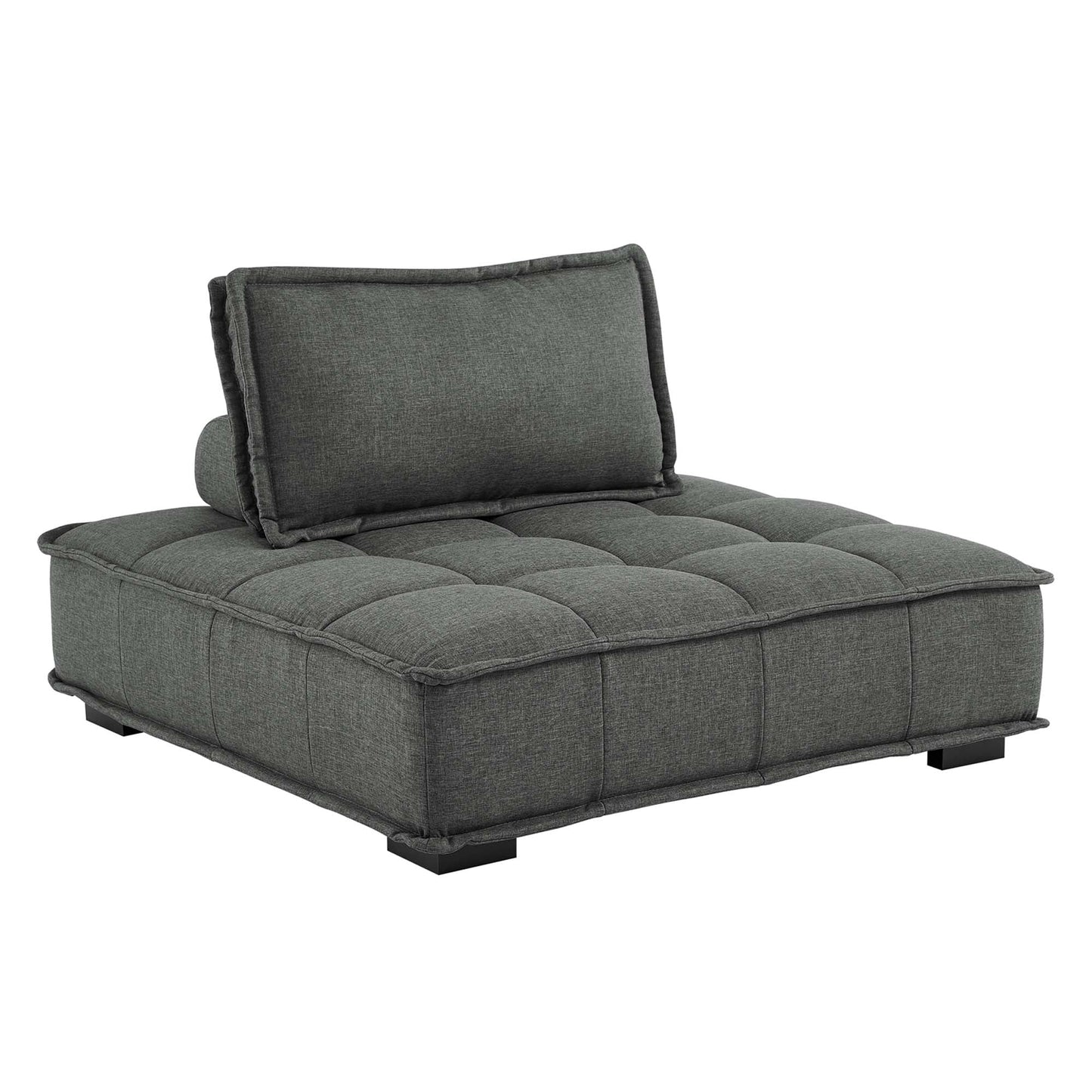Modway Furniture Saunter 5-Piece Tufted Fabric Fabric Sectional Sofa by Modway - EEI-5210-AZU