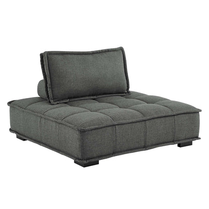 Modway Furniture Saunter 5-Piece Tufted Fabric Fabric Sectional Sofa by Modway - EEI-5210-AZU