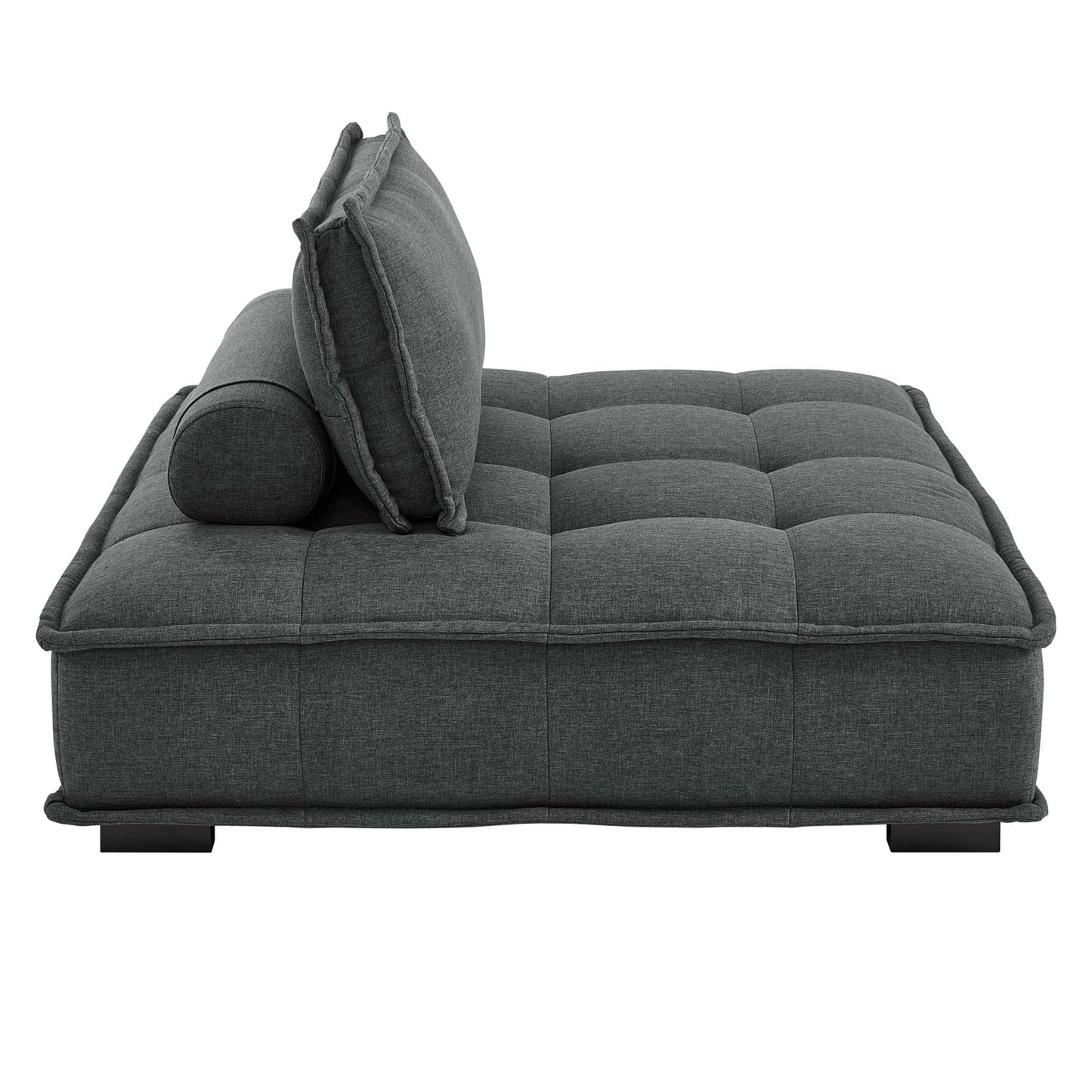 Modway Furniture Saunter 5-Piece Tufted Fabric Fabric Sectional Sofa by Modway - EEI-5210-AZU