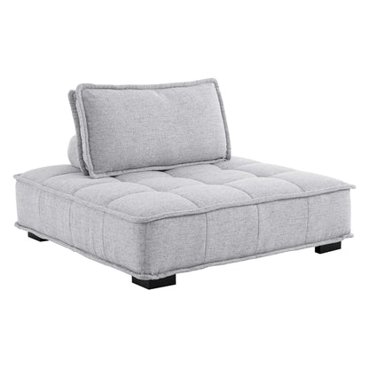 Modway Furniture Saunter 5-Piece Tufted Fabric Fabric Sectional Sofa by Modway - EEI-5210-AZU