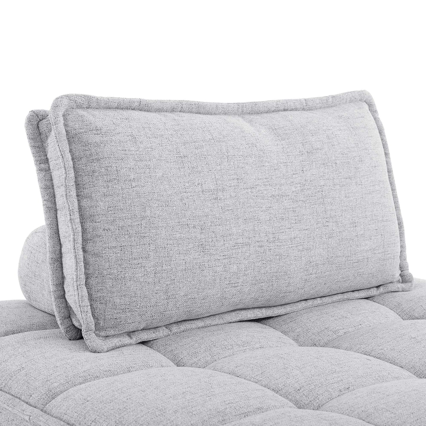 Modway Furniture Saunter 5-Piece Tufted Fabric Fabric Sectional Sofa by Modway - EEI-5210-AZU