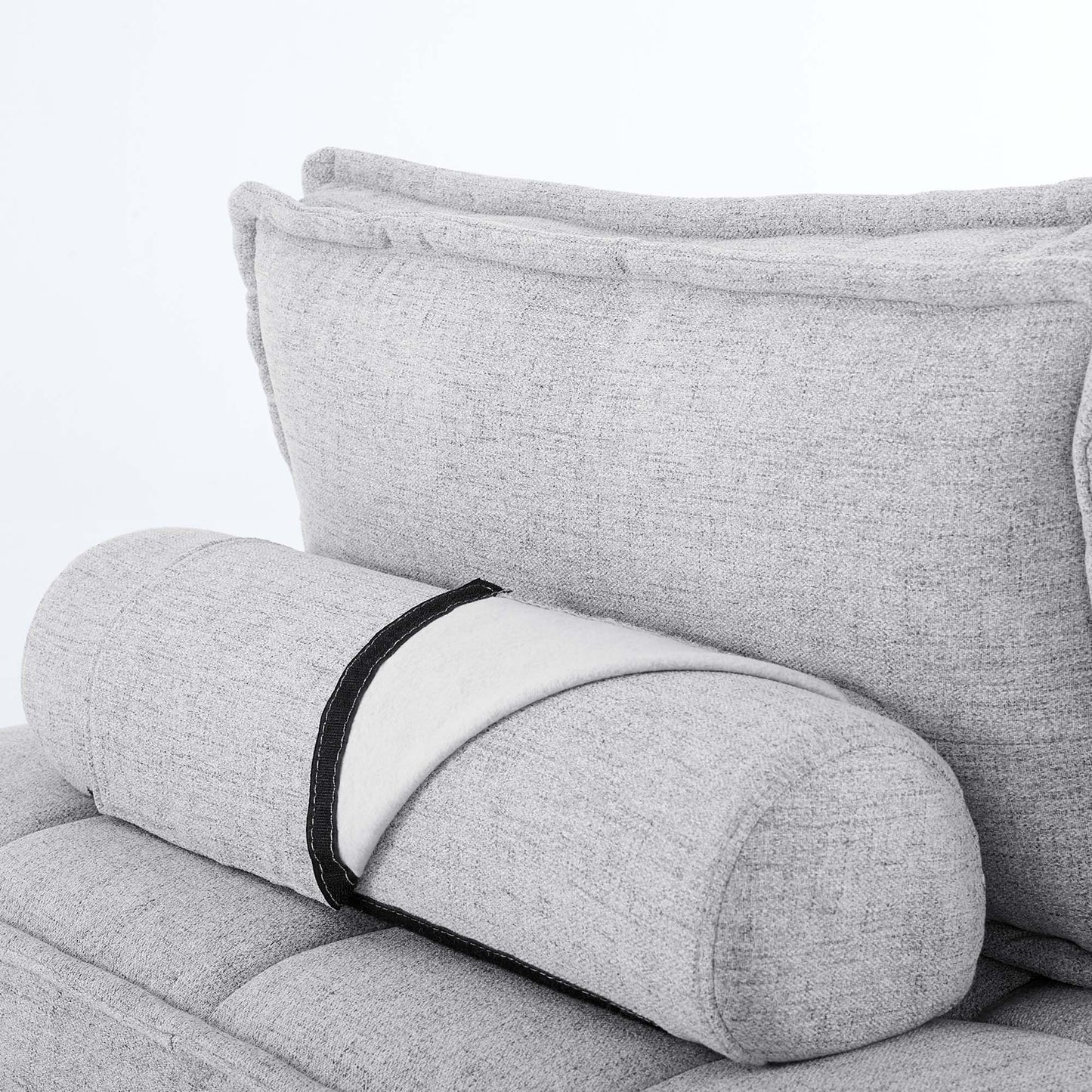 Modway Furniture Saunter 5-Piece Tufted Fabric Fabric Sectional Sofa by Modway - EEI-5210-AZU