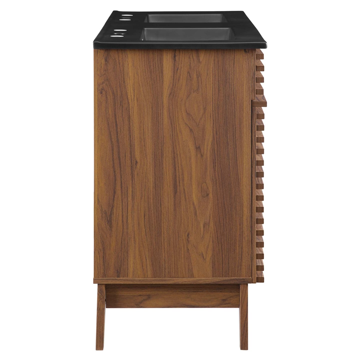 Modway furniture Render 48" Bathroom  Vanity with Black Basin Included - EEI-5381-WAL-BLK