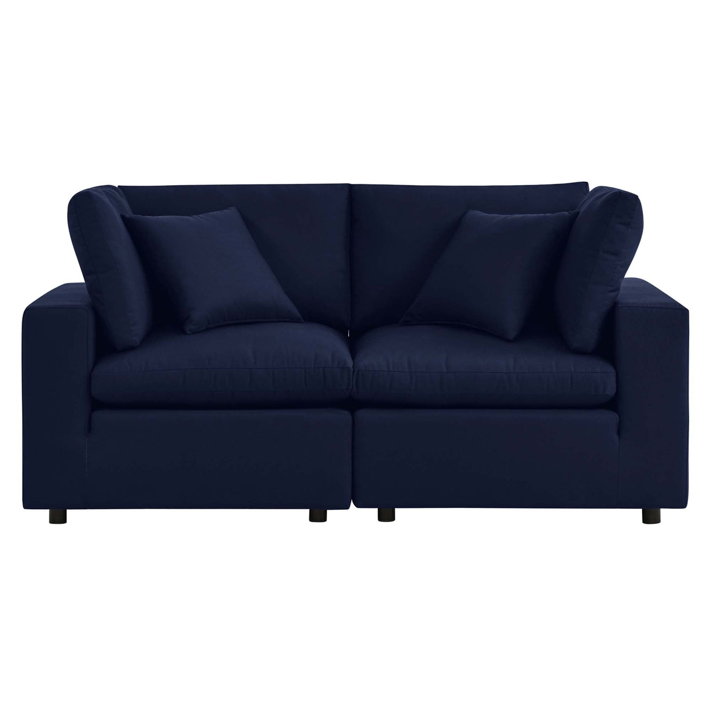 Modway Furniture Commix Sunbrella Outdoor Patio Loveseat Outdoor Patio Sectional by Modway - EEI-5577-NAV