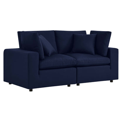 Modway Furniture Commix Sunbrella Outdoor Patio Loveseat Outdoor Patio Sectional by Modway - EEI-5577-NAV