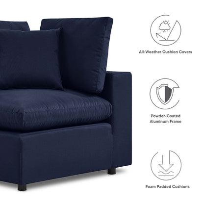 Modway Furniture Commix Sunbrella Outdoor Patio Loveseat Outdoor Patio Sectional by Modway - EEI-5577-NAV