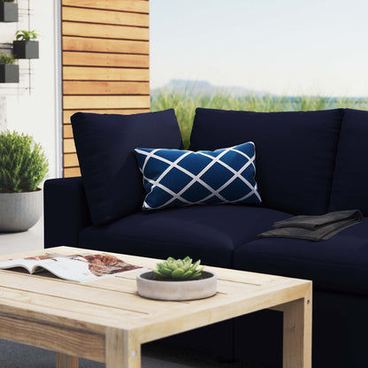 Modway Furniture Commix Sunbrella Outdoor Patio Loveseat Outdoor Patio Sectional by Modway - EEI-5577-NAV