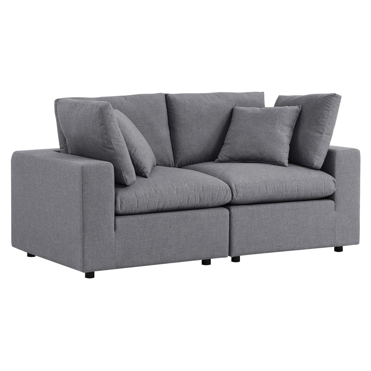 Modway Furniture Commix Sunbrella Outdoor Patio Loveseat Outdoor Patio Sectional by Modway - EEI-5577-NAV