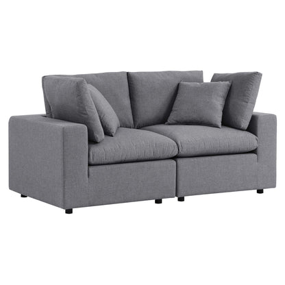 Modway Furniture Commix Sunbrella Outdoor Patio Loveseat Outdoor Patio Sectional by Modway - EEI-5577-NAV
