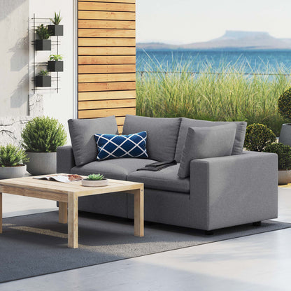 Modway Furniture Commix Sunbrella Outdoor Patio Loveseat Outdoor Patio Sectional by Modway - EEI-5577-NAV