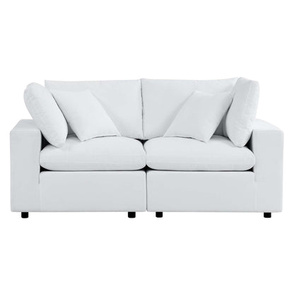 Modway Furniture Commix Sunbrella Outdoor Patio Loveseat Outdoor Patio Sectional by Modway - EEI-5577-NAV