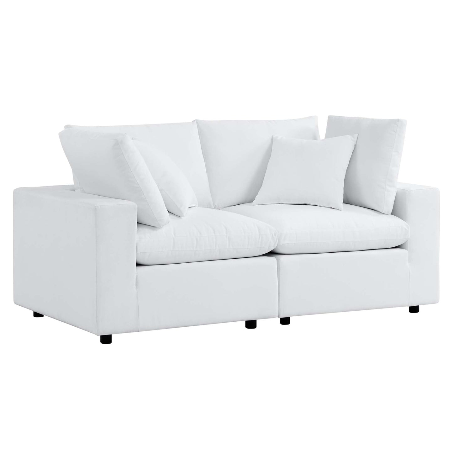 Modway Furniture Commix Sunbrella Outdoor Patio Loveseat Outdoor Patio Sectional by Modway - EEI-5577-NAV