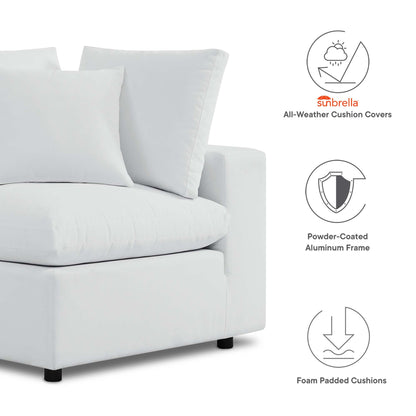 Modway Furniture Commix Sunbrella Outdoor Patio Sofa by Modway - EEI-5579-WHI