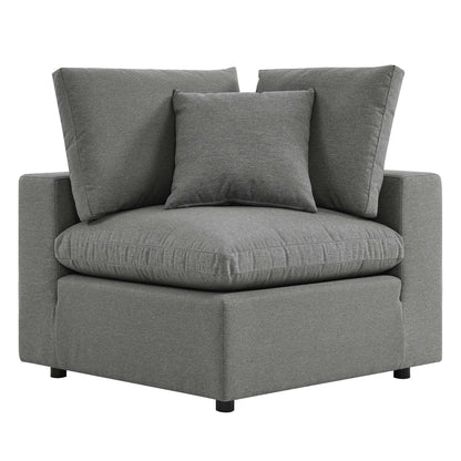 Modway Furniture Commix 4-Piece Outdoor Patio Sectional Sofa by Modway - EEI-5580-CHA