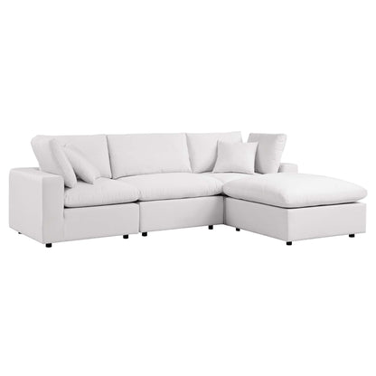 Modway Furniture Commix 4-Piece Outdoor Patio Sectional Sofa by Modway - EEI-5580-CHA