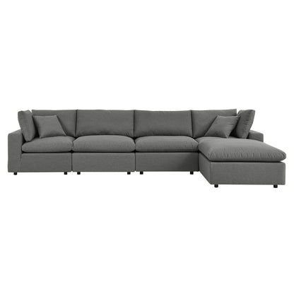 Modway Furniture Commix 5-Piece Outdoor Patio Sectional Sofa by Modway – EEI-5583-CHA