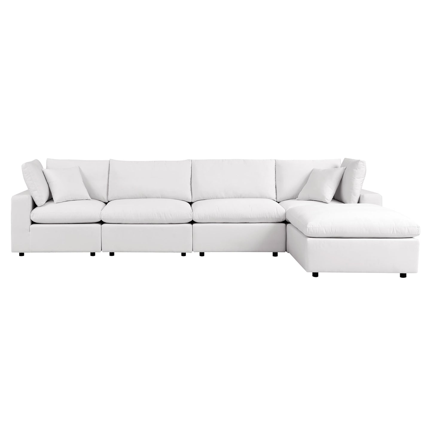 Modway Furniture Commix 5-Piece Outdoor Patio Sectional Sofa by Modway – EEI-5583-CHA