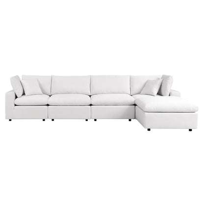 Modway Furniture Commix 5-Piece Outdoor Patio Sectional Sofa by Modway – EEI-5583-CHA