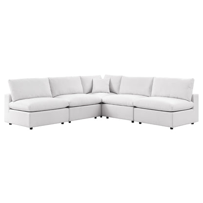 Modway Furniture Commix 5-Piece Outdoor Patio Sectional Sofa by Modway – EEI-5587-CHA