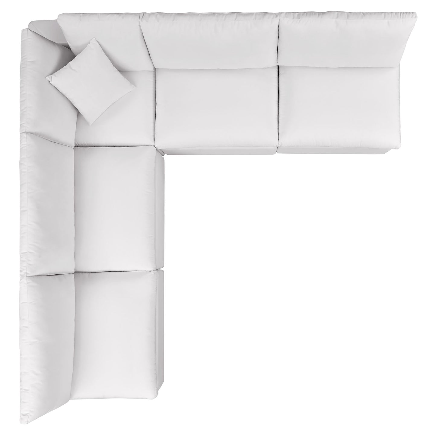 Modway Furniture Commix 5-Piece Outdoor Patio Sectional Sofa by Modway – EEI-5587-CHA