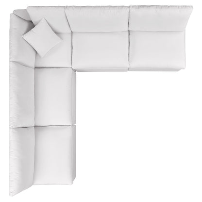 Modway Furniture Commix 5-Piece Outdoor Patio Sectional Sofa by Modway – EEI-5587-CHA