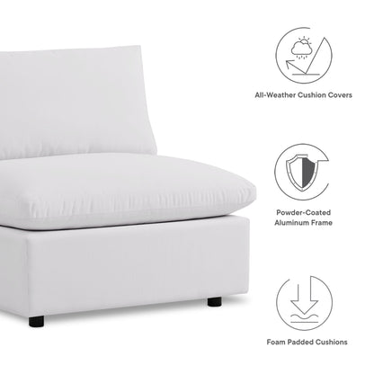 Modway Furniture Commix 5-Piece Outdoor Patio Sectional Sofa by Modway – EEI-5587-CHA