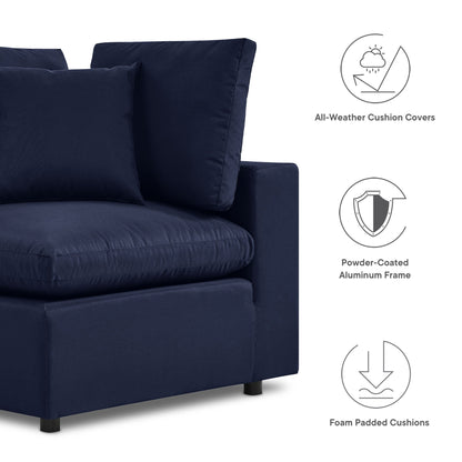 Modway Furniture Commix 5-Piece Outdoor Patio Sectional Sofa by Modway – EEI-5589-CHA